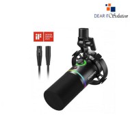 MAONO PD200X USB/XLR Dynamic Microphone – Pro Audio Quality (Black)