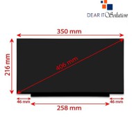 15.6-Inch FHD IPS LED Screen (LQ156M1JW25) – 300Hz Display