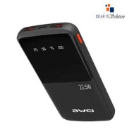 Awei P10K Digital Display Power Bank 10000mAh with Fast Charging 22.5W PD